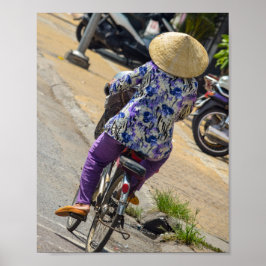 通りの風景ベトナム ポスター