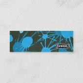 通りの(ばちゃばちゃ)跳ねるの青 スキニー名刺 (裏面)