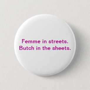 通りのFemme。 シートの乱暴者 缶バッジ