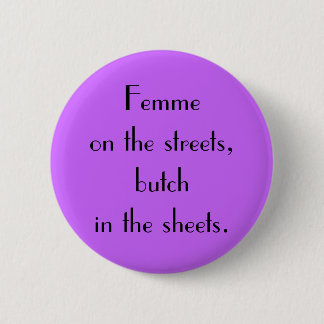 "通りのFemme"ボタン 缶バッジ