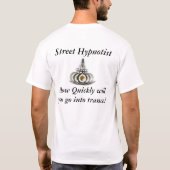 通りのHypnotistの倍のロゴSarif Tシャツ (裏面)