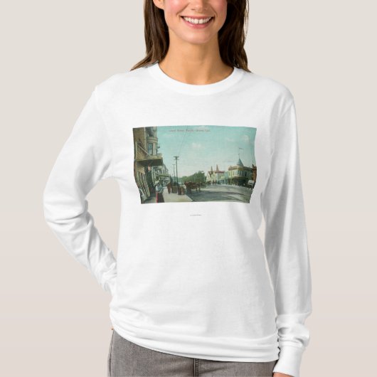 通りのScenePacific果樹園の眺め、カリフォルニア Tシャツ (正面)