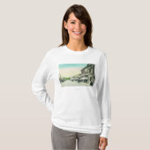 通りのSceneRedwood都市、カリフォルニア Tシャツ (正面フル)