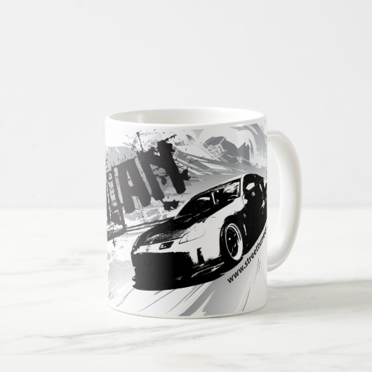 通りのTuned™の不良のマグ コーヒーマグカップ (正面右)