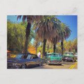 通りを下る ポストカード (正面)