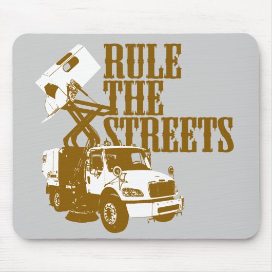通りを支配して下さい マウスパッド (正面)