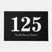 通りアドパーソナライズされたレス ドアマット (正面)