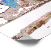 通りアートとグラフィティinホテルLane，メルボルン ポスター (角)