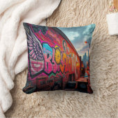 通りアートと自然 クッション (ブランケット)