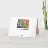 通りアートのグリーティングカード カード (裏面)