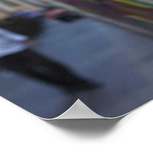 通りアートオンカレデラリベルタッド通り ポスター (角)