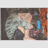 通りアートガールアーバン13デクページティッシュペーパー 薄葉紙 (正面)