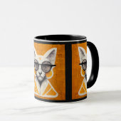 通りアートキャットホームキッチンマグ マグカップ (正面右)