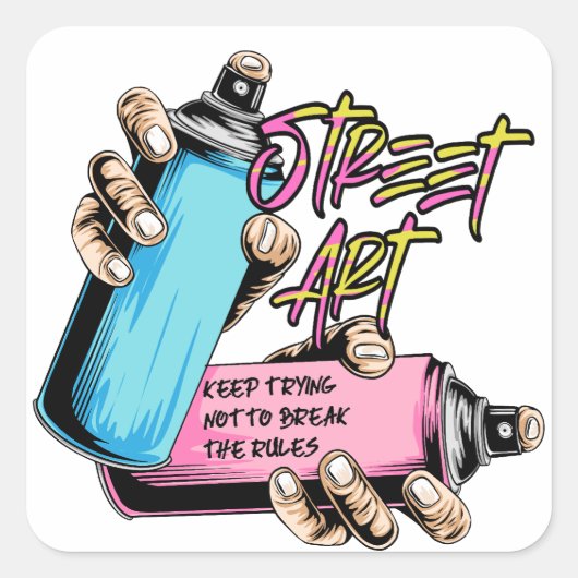 通りアートグラフィティアーバン スクエアシール (正面)