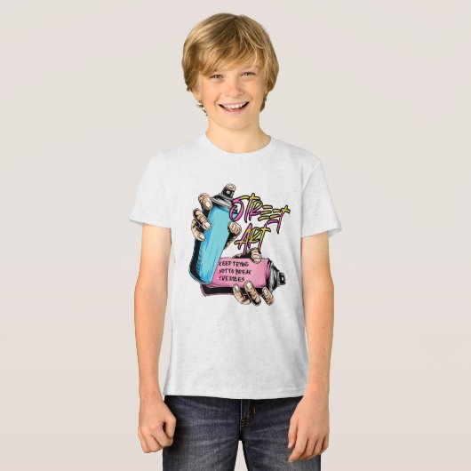 通りアートグラフィティアーバン トライブレンドＴシャツ (正面全面)