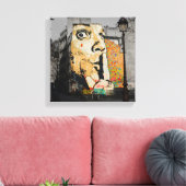 通りアートグラフィティキャンバスアート キャンバスプリント (インサイチュ (リビング))