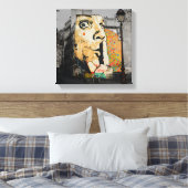 通りアートグラフィティキャンバスアート キャンバスプリント (インサイチュ (寝室))