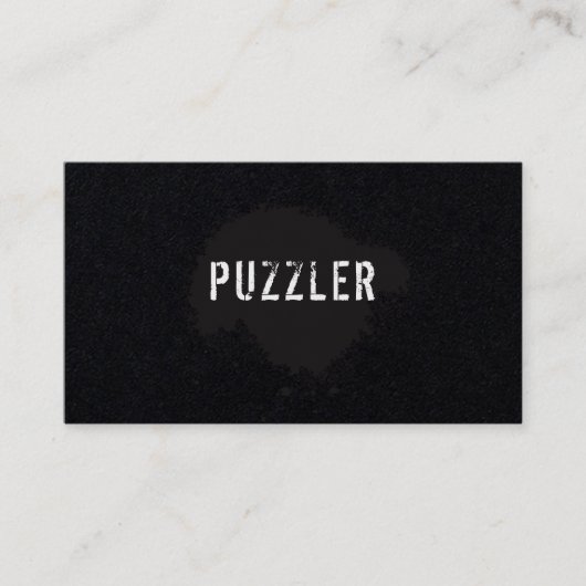 通りアートグラフィティスプレー絵を描キャンラベルプロファイル 名刺 (正面)