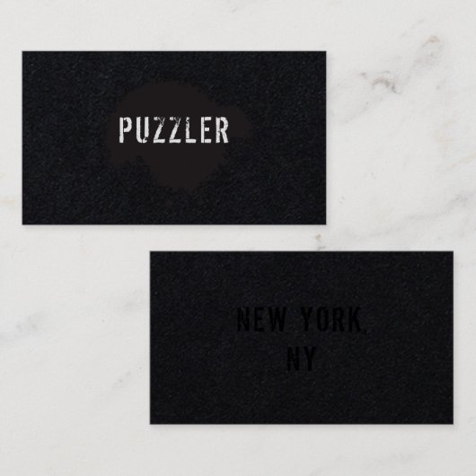 通りアートグラフィティスプレー絵を描キャンラベルプロファイル 名刺 (正面/裏面)