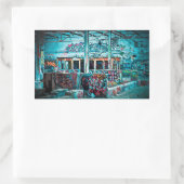 通りアートグラフィティムラルブリックウォールステッカー 長方形シール (バッグ)