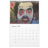 通りアートグラフィティ カレンダー (2月 2027)