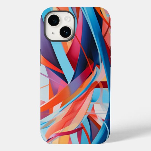 通りアートグラフィティiPhoneケース14 Case-Mate iPhoneケース (裏面)