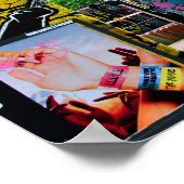 通りアートグラフティディーグベスバーミンガムUK ポスター (角)