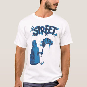 通りアートスプレーボトル Tシャツ