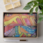 通りアートティッシュペーパー 薄葉紙 (ギフト)