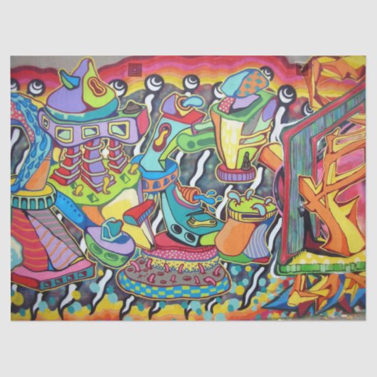 通りアートティッシュペーパー 薄葉紙 (正面)