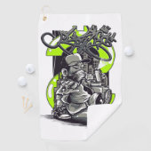 通りアートハッスル：ザ・マネーメーカー ゴルフタオル (インサイチュ)