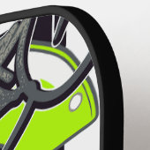 通りアートハッスル:ザ・マネーメーカー ピックルボールラケット (左詳細)