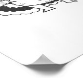 通りアートフィギュレンクンストグラフィティスタイル ポスター (角)