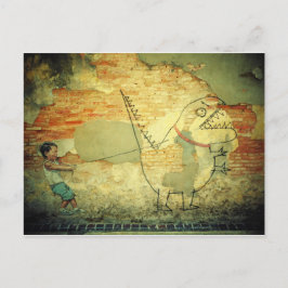 通りアートポストカード/ペナンマレーシア市街 ポストカード