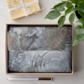 通りアートレインブラックマーブル 薄葉紙 (ギフト)