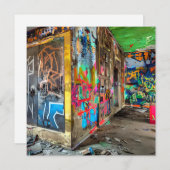 通りアート放棄建物 (正面/裏面)