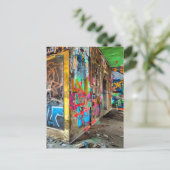 通りアート放棄建物 |保のTouch ポストカード (スタンド正面)