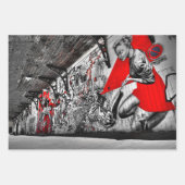 通りアート、アーバングラフィティ ラッピングペーパーシート (正面)