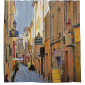 通りイタリアンシー芸術的ン シャワーカーテン (正面)