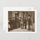 通りイタリアンミュージシャン、「通りライフ・イン・ロン」より ポストカード (正面/裏面)