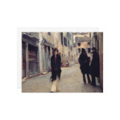 通りインエレガントヴェネツィア（女性） （シンガーサージェント） カード (正面/裏面インサイチュ)