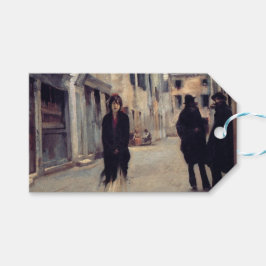 通りインエレガントヴェネツィア（女性） （シンガーサージェント） ギフトタグ