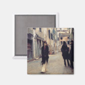 通りインエレガントヴェネツィア(女性) (シンガーサージェント) マグネット (正面/裏面)