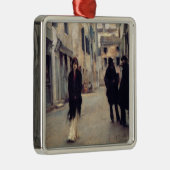 通りインエレガントヴェネツィア（女性） （シンガーサージェント） メタルオーナメント (右)
