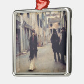 通りインエレガントヴェネツィア（女性） （シンガーサージェント） メタルオーナメント (左)