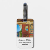 通りインザオールドタウン|エストニア ラゲッジタグ (裏面縦)