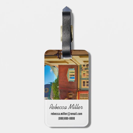 通りインザオールドタウン|エストニア ラゲッジタグ (裏面縦)