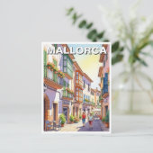 通りインマヨルカスペイン旅行 ポストカード (スタンド正面)