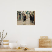 通りイン・ヴェネツィア(1882) by John Singer Sargent ポスター (キッチン)