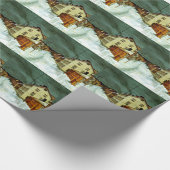 通りインRoros (ノルウェー素晴らし)ア絵を描ート ラッピングペーパー (角)